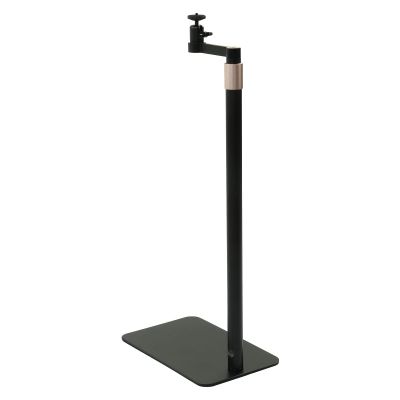 Projector Floor Stand, Height Adjustable 27.56 to 47.24 inch Carbon Steel Hide Against Wall Mount Bracket Shelf, for Camera Gimbal Mobile Phone