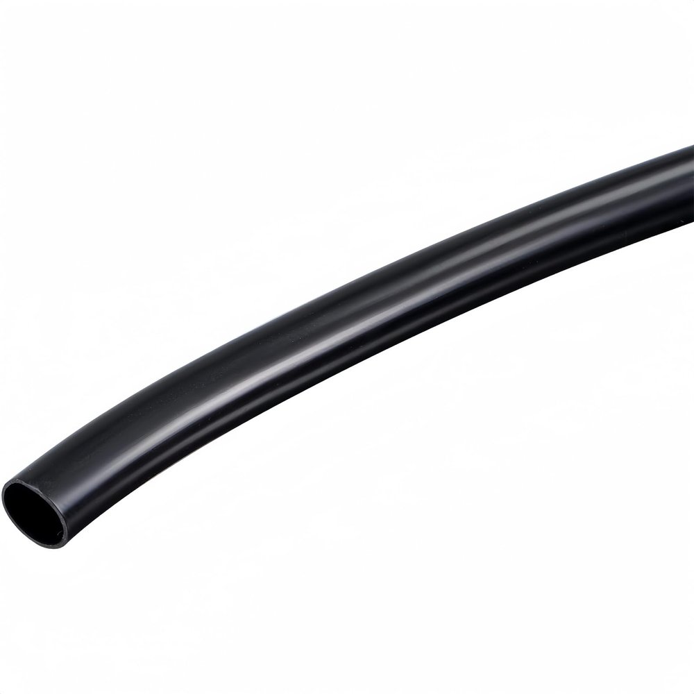 BOXONLY 6mm x 7mm x 3m PVC Tube Wire Harness Tubing High Temperature Resistant Cable Management Cable Sleeve,Black,1PC