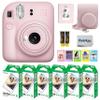 Fujifilm Instax Mini 12 Instant Camera Bundle with Fujifilm Instax Mini Instant Film Value Pack (60 Sheets) with Accessories Including Protective Case, Strap, Photo Album (Blosssom Pink) view 1