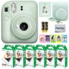 Fujifilm Instax Mini 12 Instant Camera Bundle with Fujifilm Instax Mini Instant Film Value Pack (60 Sheets) with Accessories Including Protective Case, Strap, Photo Album (Mint Green) view 1