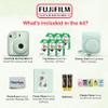 Fujifilm Instax Mini 12 Instant Camera Bundle with Fujifilm Instax Mini Instant Film Value Pack (60 Sheets) with Accessories Including Protective Case, Strap, Photo Album (Mint Green) view 2