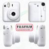 Fujifilm Instax Mini 12 Instant Camera Bundle with Fujifilm Instax Mini Instant Film Value Pack (60 Sheets) with Accessories Including Protective Case, Strap, Photo Album (Clay White) view 3