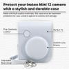 Fujifilm Instax Mini 12 Instant Camera Bundle with Fujifilm Instax Mini Instant Film Value Pack (60 Sheets) with Accessories Including Protective Case, Strap, Photo Album (Clay White) view 4