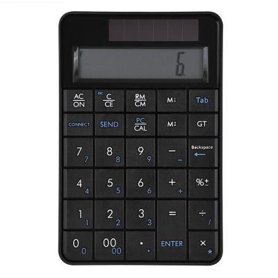 Zerone 2.4G USB 2 in 1 29 Keys Numeric Keypad Keyboard Calculator with LCD Display, Small Size, Compact and Lightweight, for Office