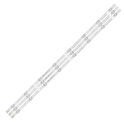 UFDIPLMY 6 PCS/Set 8LED LED Compatible with Backlight Strip UF64_UHD_A HC430DGN-SLNX1 43UF6409 43UF6400 43UF640V 43UF6407 43UH610V 43UH619V