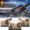 WHBONCOR Motorcycle Dash Camera, 1080P and 720P Dual Lens, 3.0 Inch Screen Night Vision, 140 Angle, Max 128GB, for Motorcycle Rider view 4