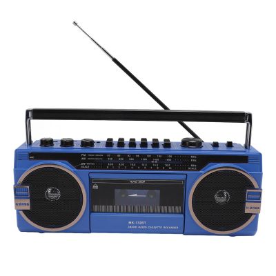 Cassette Player, Vintage Multifunctional Music Recorder with USB Port 3.5mm Aux Input Memory Card Slots, AM FM SW Tape Player for Music