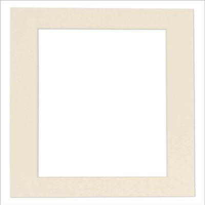 Poster Palooza 8x10 Mat for 11x14 Frame - Precut Mat Board Acid-Free Textured Cream 8x10 Photo Matte for a 11x14 Picture Frame, for Family Photos, Show Kits, Art, Picture Framing, Pack of 1 Mat