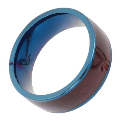 2024 New NFC Smart Ring for Universal Ntag213 Chip,Waterproof Smart Finger Rewrite All Round Sensing for Mobile Phone (Blue), Genericcdpygxeo7f-14