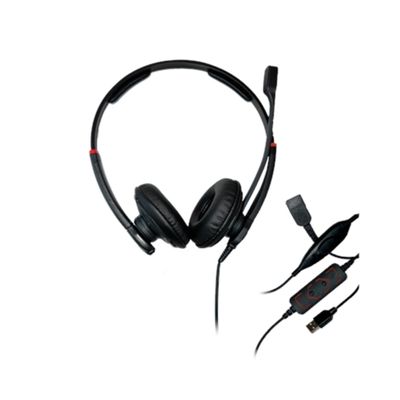 DataLocker Data Locker AT1000HS-PTT-QD-G Taa Compliant Push-to-talk Usb Headset With Quick Disconnect