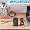 230W 11.8A 19.5V AC Charger for TPN-Q265 TPN-LA10 HP ZBook Fury 16 G9 HP OMEN 15 16 17 16-b1797nr 16-b1085nr 16-b0005dx 16-b0013dx 16-c0002dx 15-en1013dx 15-ek1013dx Laptop Power Supply Adapter view 4