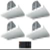 Audiosavings Bundle: (1) JBL CSA 140Z 40w Commercial 70v Amplifier Amp for Restaurant/Bar/Cafe Bundle with (4) Rockville DCS6T 70V Commercial 6.5" 2' X 1' Drop Ceiling Tile Speaker (5 Items) view 1