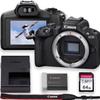 Canon EOS R10 4K Video Recording Mirrorless Camera (Body) with 64GB Fast Transcend Memory Card, Black (Renewed) view 1