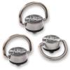 DANGER BUDDIES XL Camera Carabiner Clip D-Ring - Easily Attach a Camera Strap or Carabiner to Your Camera with This 1/4-20 Tripod Mount D-Ring Adapter Screw (3-Pack), Stainless Steel view 1