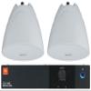Audiosavings Bundle: (1) JBL CSA 140Z 40w Commercial 70v Amplifier Amp For Restaurant/Bar/Cafe Bundle with (2) Rockville PEN-525T White 5.25" 70V Hanging Pendant Speaker Commercial/Restaurant (3 Item) view 1