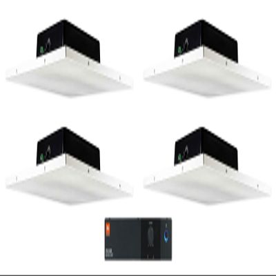 Audiosavings Bundle: (1) JBL CSA 140Z 40w Commercial 70v Amplifier Amp for Restaurant/Bar/Cafe Bundle with (4) Rockville DCS8T 70V Commercial 2x2 Drop Ceiling Tile Speaker (5 Items)