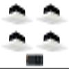 Audiosavings Bundle: (1) JBL CSA 140Z 40w Commercial 70v Amplifier Amp for Restaurant/Bar/Cafe Bundle with (4) Rockville DCS8T 70V Commercial 2x2 Drop Ceiling Tile Speaker (5 Items) view 1