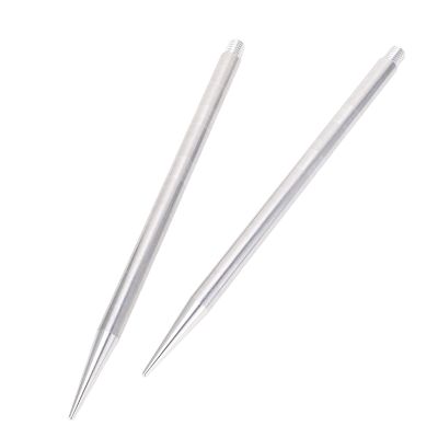 2Pcs Antenna Ground Anchor Aluminum Alloy M10 Thread Screw in Earth Spike for Shortwave Radio GP 12 MA 12 Short Vertical Outdoor Antennas Replacement