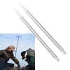 2Pcs Antenna Ground Anchor Aluminum Alloy M10 Thread Screw in Earth Spike for Shortwave Radio GP 12 MA 12 Short Vertical Outdoor Antennas Replacement view 3