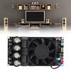 ZK3002 Digital Power Amplifier Board, TPA3255 Chip 300W x 2 Dual Channel 600W Mono Audio AMP Board with Heat Sink, DC18-50V,for Home Passive Speakers DIY view 3