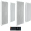 Audiosavings Bundle: (1) JBL CSA 140Z 40w Commercial 70v Amplifier Amp for Restaurant/Bar/Cafe Bundle with (4) Rockville RockSlim 70W White 5.25" 70v Commercial Restaurant Wall Speakers (5 Items) view 1