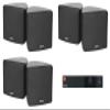 Audiosavings Bundle: (1) JBL CSA 140Z 40w Commercial 70v Amplifier Amp for Restaurant/Bar/Cafe Bundle with (6) Cube by Rockville 3.5" Black Commercial 70v Swivel Wall Mount Speakers (7 Items) view 1