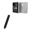 BoxWave Stylus Pouch Compatible with HIDIZS AP80 PRO-X - Stylus PortaPouch, Pen Stylii Holder Carrier Portable Self-Adhesive - Jet Black view 1