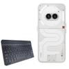 BoxWave Keyboard Compatible with Nothing Phone (2a) - SlimKeys Bluetooth Keyboard, Portable Thin with Chiclet-Style Keys - Jet Black view 1