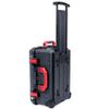 Black Pelican 1510 Carry-on Case - Comes empty with Mesh Lid Organizer Only - Red Handles & Latches. view 2