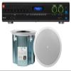 Audiosavings Bundle: (1) JBL VMA2120 2-Ch. Commercial/Restaurant 120W 70V Bluetooth Amplifier Bundle with (1) JBL Control 18C/T 8" 60w 70v in-Ceiling Speakers (2 Items) view 1