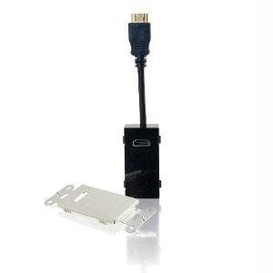 212 Main Hdmi Pass Through Wall Plate - Aluminum -