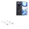 BoxWave Stand and Mount Compatible with ZTE Axon 60 Ultra - Pocket Aluminum Stand 3-in-1, Portable Multi Angle Viewing Riser - Metallic Silver view 1