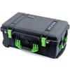 Black Pelican 1510 Carry-on Case. Comes with Pluck Foam & Lime Green Handles & Latches. view 2