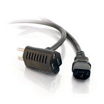 212 Main 3Ft Universal 16 Awg Power Cord with Extra Outlet