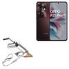 BoxWave Adapter Compatible with Oppo F25 Pro - Micro SD Card miniReader, USB Type-C OTG Reader USB3.0 Adapter Keychain - Metallic Silver view 1