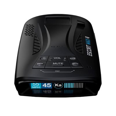 Escort MAX 4 Radar Detector 2X The Filtering Accuracy, AutoLearn Intelligence, Advanced Detection Range, Built-in GPS and Bluetooth Connectivity, Apple CarPlay and Android Auto Compatible
