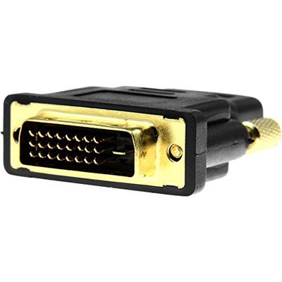 212 Main 6 ft. HDMI to DVI-D Adapter HDMI to DVI-D Female Male Converter - Black