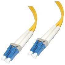 10m LC/LC Duplex 9/125 Single Mode Fiber Patch Cable - Yellow