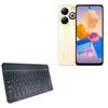 BoxWave Keyboard Compatible with Infinix Smart 8 Pro - SlimKeys Bluetooth Keyboard, Portable Thin with Chiclet-Style Keys - Jet Black view 1