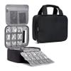 eCarry Electronics Organizer Case - Multi-Layer Full Flat Opening With Compartments and Pockets - Cord Organizer for Accessories, Cables, Electronics Travel view 1