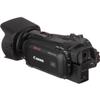 Canon Vixia HF G70 UHD 4K Camcorder + AVX Wide Angle and Telephoto Lens + 2PC 64 GB Memory + Hand Grip Tripod + More (17pc Bundle) (Renewed), Black view 4