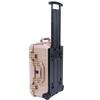 Desert Tan Pelican Protector 1510 Carry-on Case - With Grey Padded Dividers & Mesh Lid Organizer. view 2
