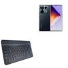 BoxWave Keyboard Compatible with Infinix Note 40 Pro+ - SlimKeys Bluetooth Keyboard, Portable Thin with Chiclet-Style Keys - Jet Black view 1