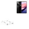 BoxWave Stand and Mount Compatible with ZTE Nubia Focus - Pocket Aluminum Stand 3-in-1, Portable Multi Angle Viewing Riser - Metallic Silver view 1