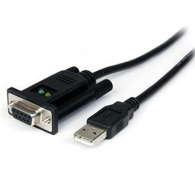 212 Main - Startech USB to Null Modem DB9 Adapter - Black