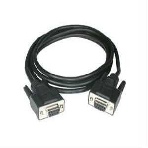212 Main - 6 Feet DB9 F/F All Lines Cable Provide a Quick and Easy Connection - Black