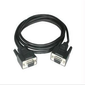 212 Main - 6 Feet DB9 F/F All Lines Cable Provide a Quick and Easy Connection - Black
