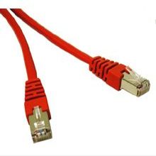 212 Main 100ft Shielded CAT 5E Molded Patch Cable RED