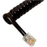 212 Main - Telephone Handset Cord with Black Cable - 1.5 Inches Lead 6 Feet
