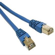 212 Main 7ft Shielded CAT 5E Molded Patch Cable Blue